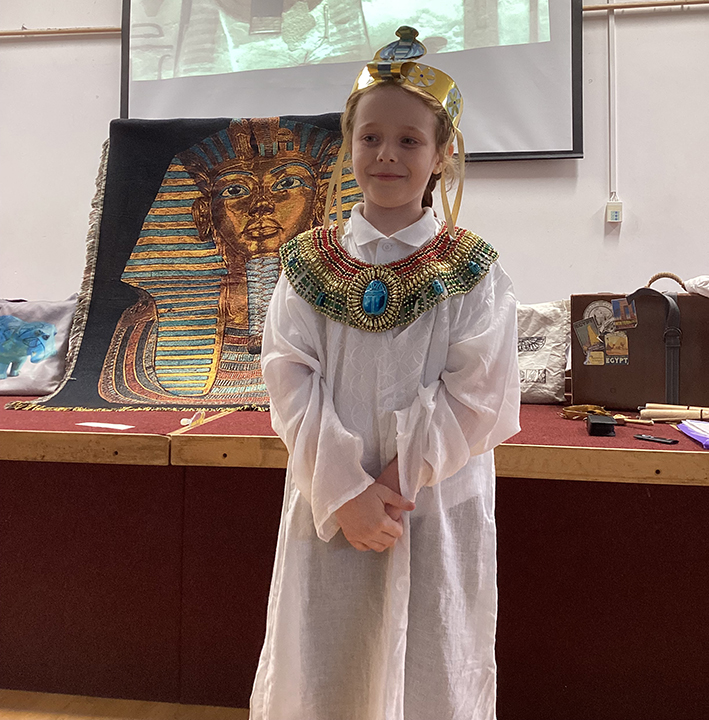 Uphill Village Academy pupils travel back in time to ancient Egypt