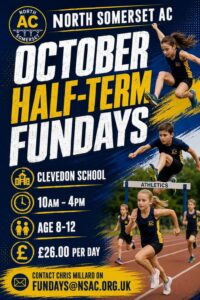North Somerset Athletic Club - October Half-Term Fundays