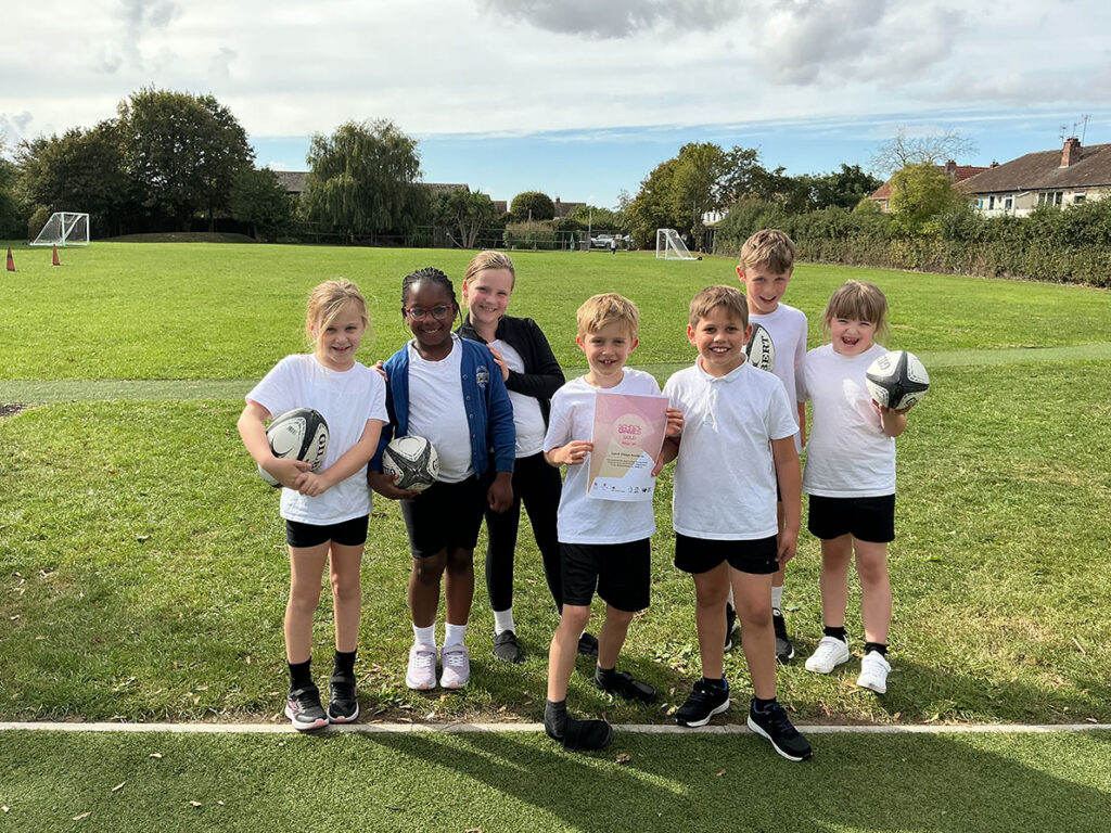Uphill Academy celebrates third consecutive school games Gold Mark Award