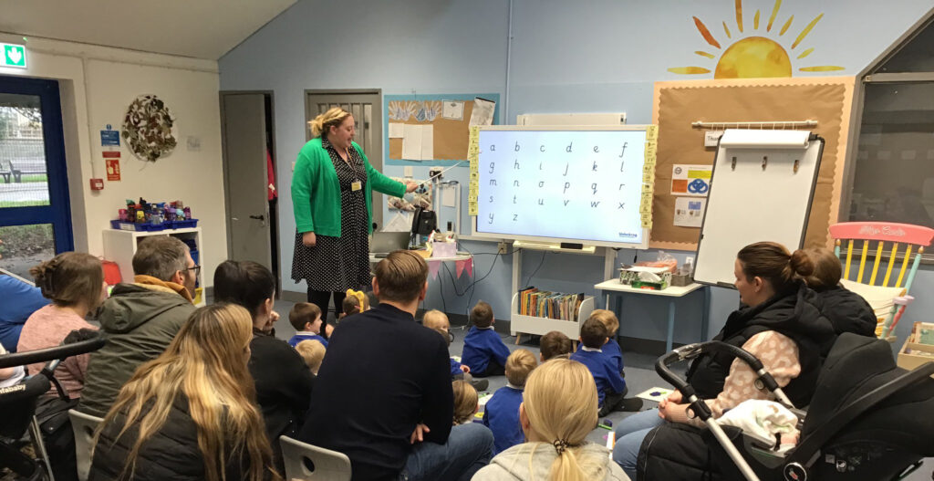 School hosts phonics and early reading session for families