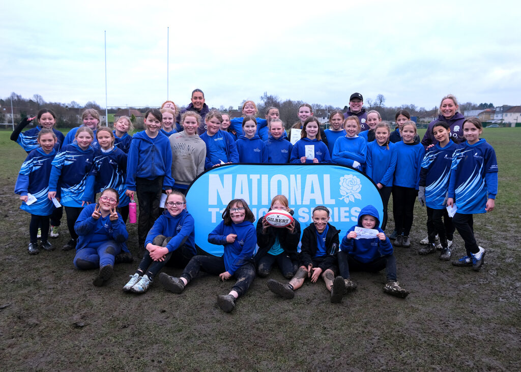 Uphill Pupils take part in RFU all girls T1 rugby festival